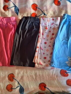 Set Of 4 Girls' Shorts